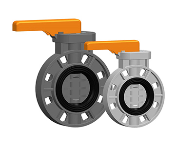 Manual Plastic Butterfly Valve, KV400