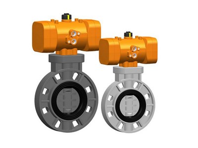 Pneumatic Actuated Butterfly Valve, KV402